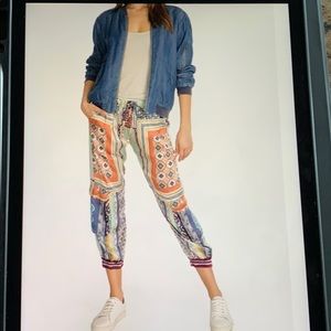 NWT Johnny Was Patchwork Pants Size Medium